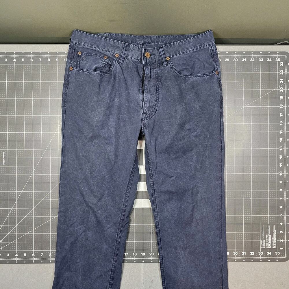 Polo Ralph Lauren Jeans Mens 32x30 Blue Canvas Sullivan Slim Fit Preppy Workwear